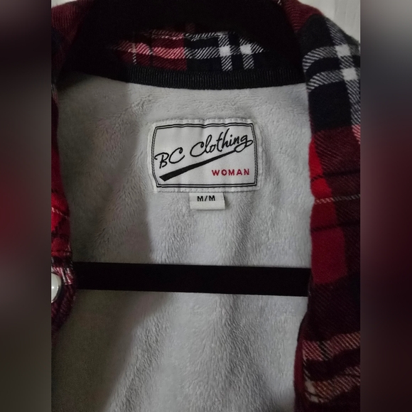 BC Clothing Women Plaid Jacket Medium - Picture 3 of 4
